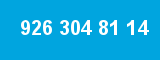 926 304 81 14